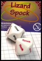 Dice : Dice - Game Dice - Rock Paper Scissors Lizard Spock by Koplow Games 2014 - Dark Ages